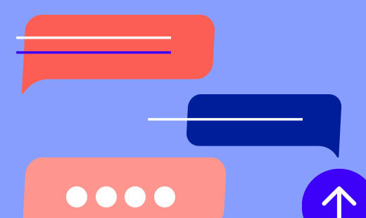 conversational commerce examples graphic