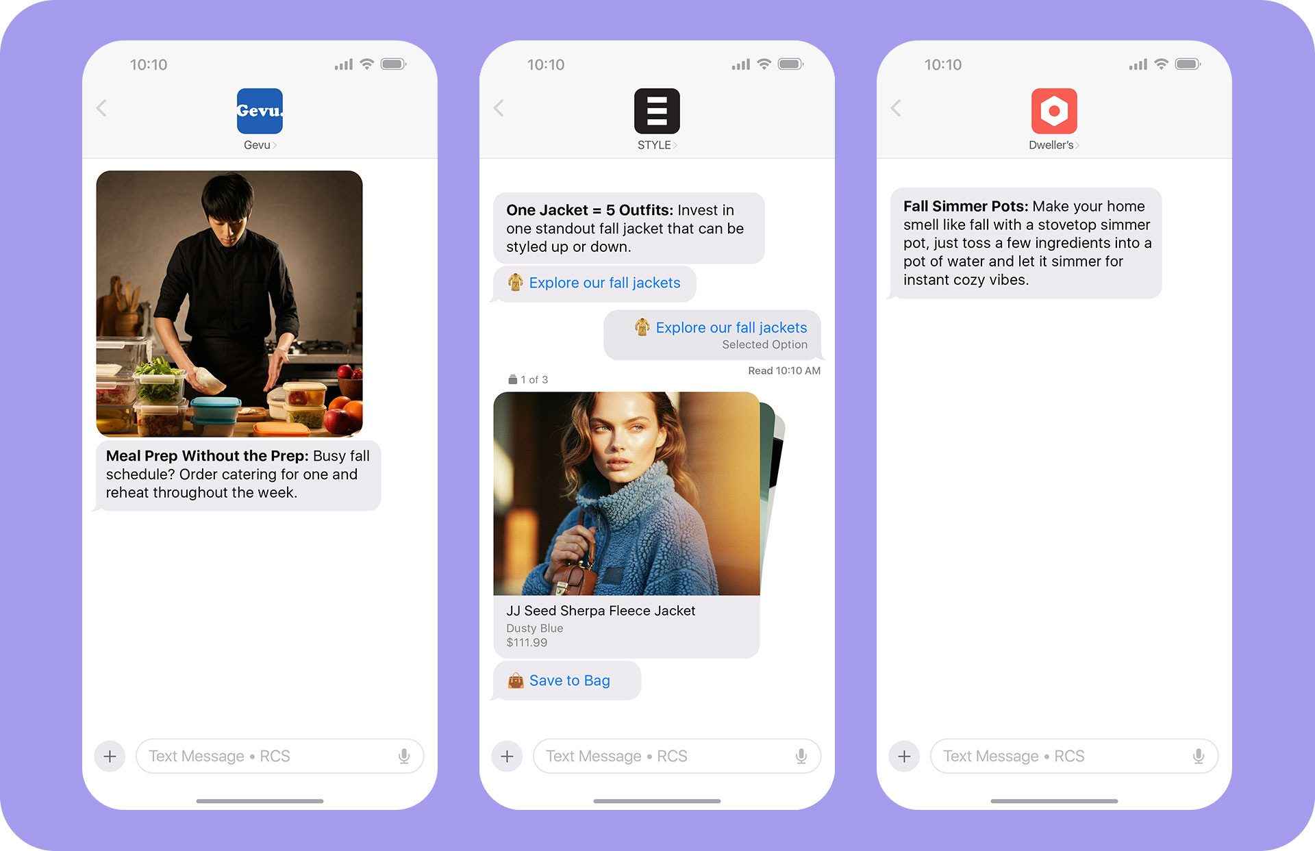 Create a fall #seasonalhacks series using RCS