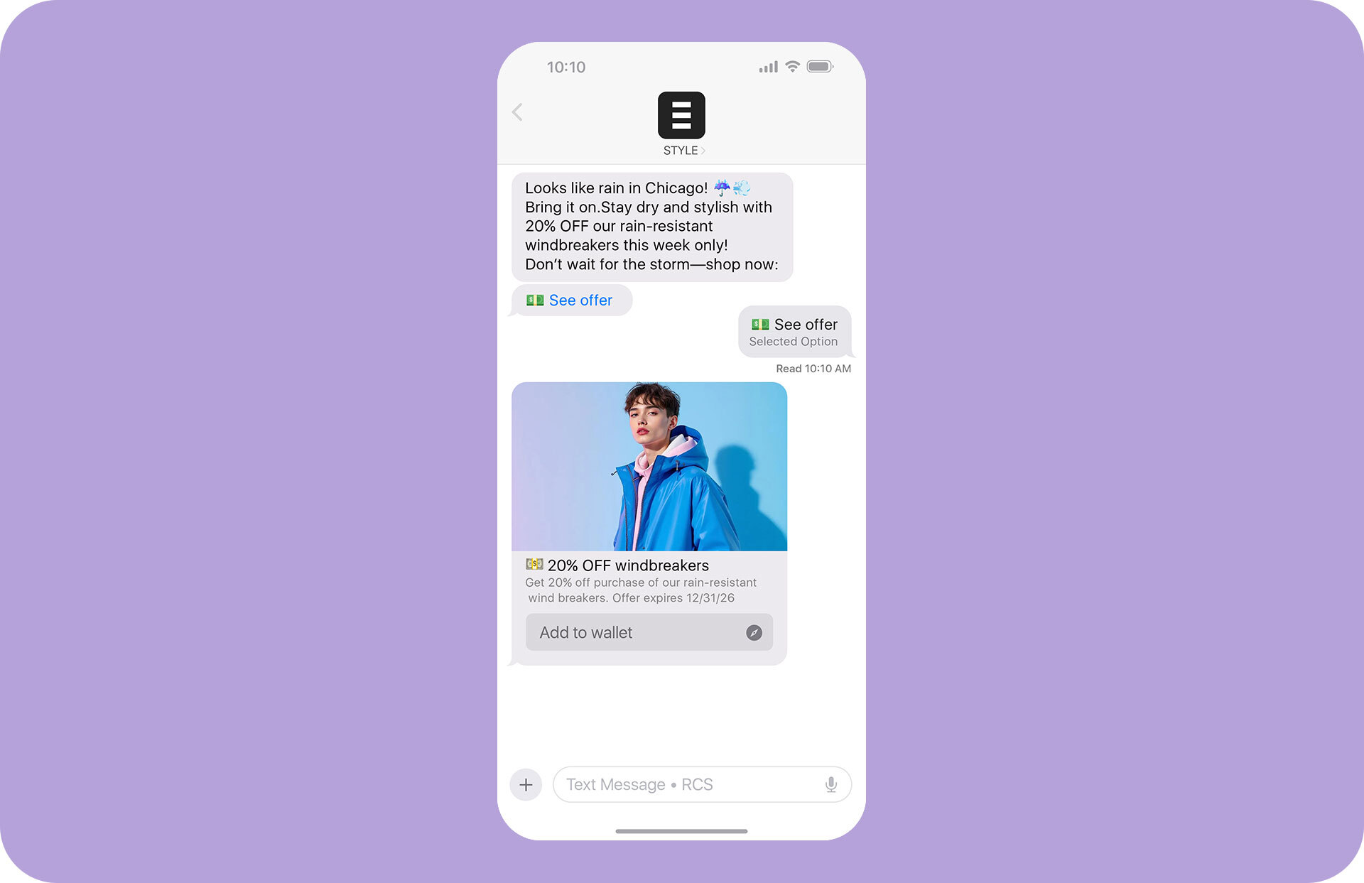 Use the weather to guide your fall RCS marketing campaigns