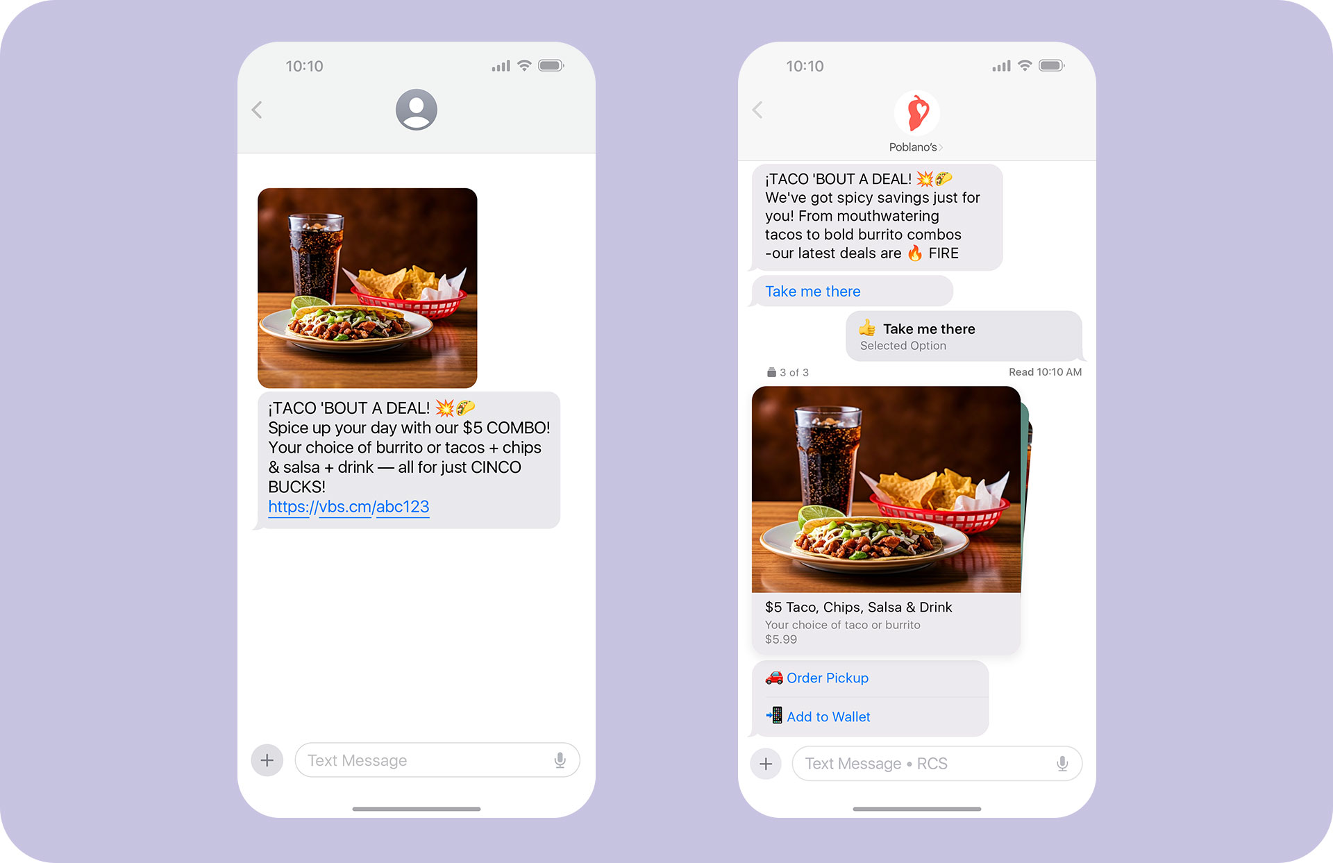 RCS vs MMS - Limited-Time Meal Deal